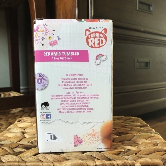 Disney Turning Red: “Pand-ade” Ceramic Tumbler 16oz - Picture 3 of 5